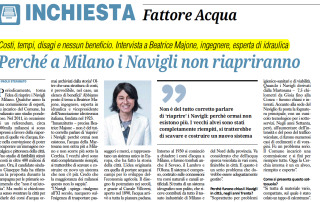 Perché a Milano i Navigli non riapriranno_Intervista a Beatrice Majone